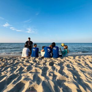 Dachoyama-Jugend am Strand